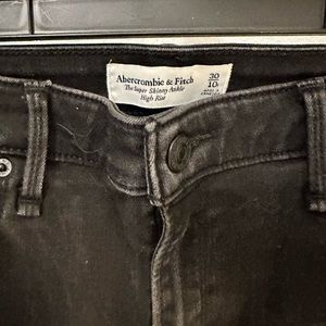 Abercrombie & Fitch, The Super Skinny Ankle High Rise Distressed Jeans
